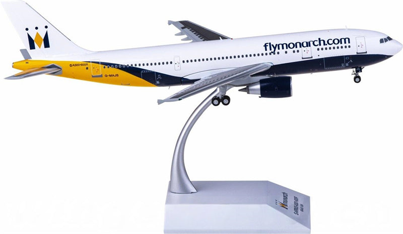 JC Wings Monarch Airlines for Airbus A300B4-605R G-MAJS 1:200 Airplane Pre-built Airliner Model Display