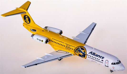 Geminijets Alliance Airlines for Fokker 100 VH-UQG 1:200 Airplane Pre-built  Airliner Model Display