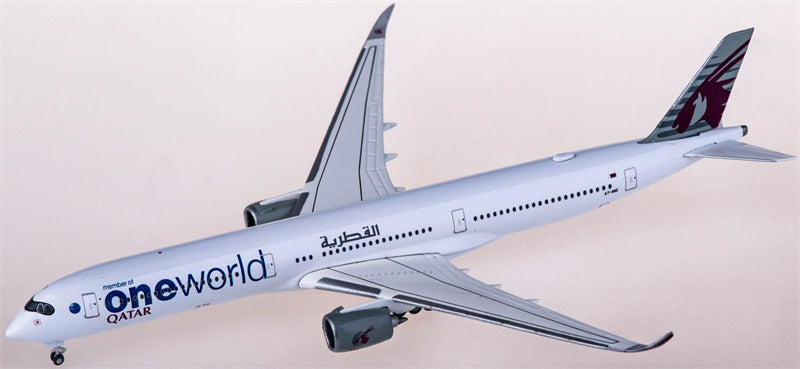 Herpa Qatar for Airbus A350-1000 A7-ANE member of one world 1:500 Airplane Pre-built  Airliner Model Display