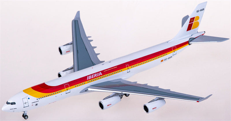 AeroClassics Iberia for Airbus A340-300 EC-GGS 1:400 Airplane Pre-built  Airliner Model Display