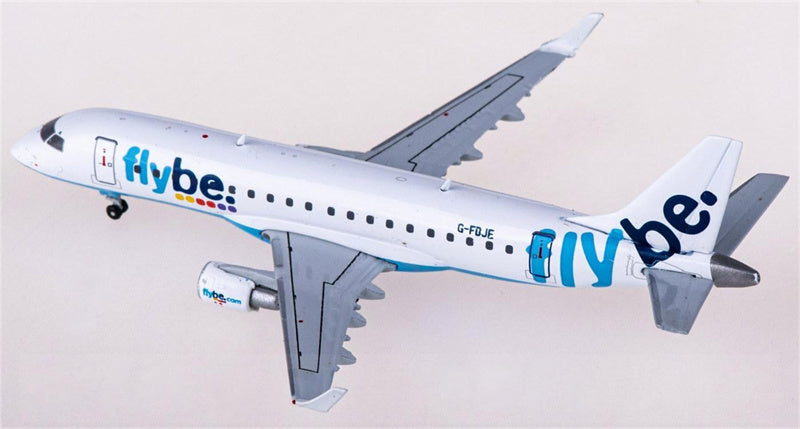 JC Wings Flybe for Embraer ERJ-170-200STD G-FBJE 1:400 Airplane Pre-built  Airliner Model Display