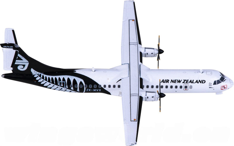 JC Wings Air New Zealand for ATR-72-600 ZK-MVX 1:400 Airplane Pre-built Airliner Model Display