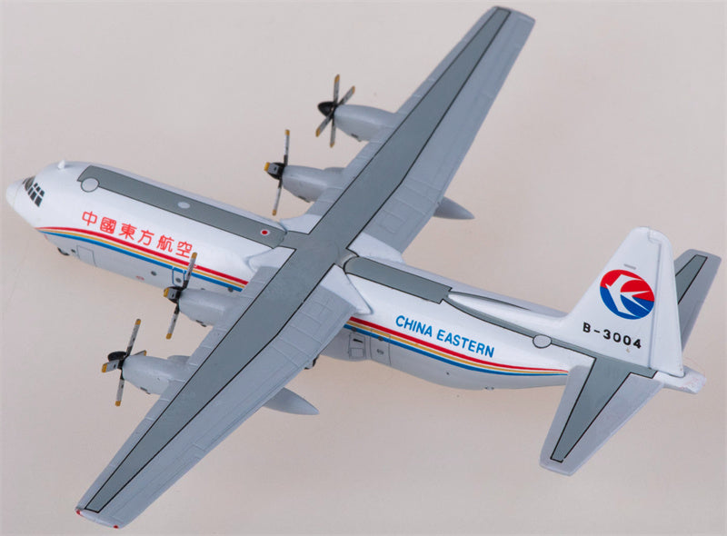 Yu ModeL China Eastern for Lockheed L-100-30 B-3004 1:400 Airplane Pre-built  Airliner Model Display