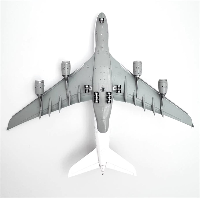 YY Wings Lufthansa for Airbus A380 D-AIMC Flaps Down Peking Livery 1:400 Airplane Pre-built  Airliner Model Display