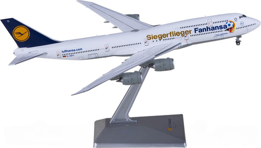 Hxmodels Lufthansa for Boeing 747-8 D-ABYI 1:400 Airplane Pre-built Airliner Model Display