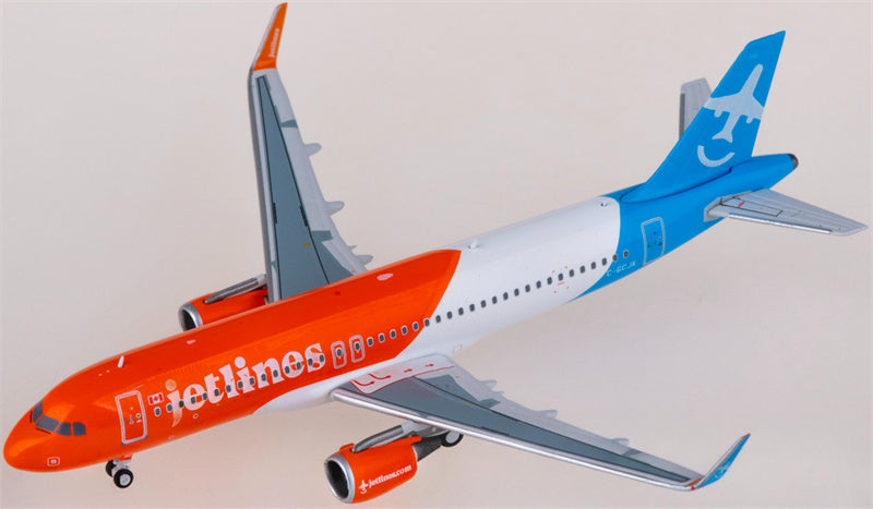 C Model Canada Jetlines for Airbus A320 C-GCJK 1:400 Airplane Pre-built  Airliner Model Display