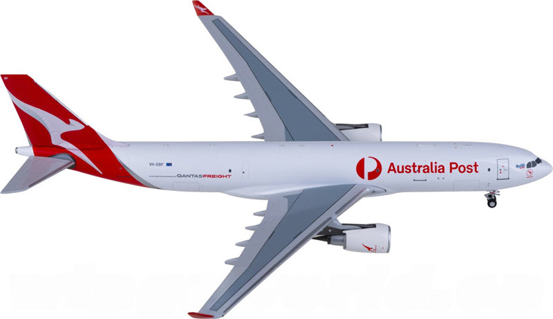 NG Models Qantas for Australia Post for Airbus A330-200P2F VH-EBF 1:400 Airplane Pre-built  Airliner Model Display
