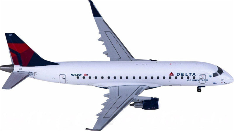 Geminijets Delta Air Lines for Embraer ERJ-175LR N274SY 1:400 Airplane Pre-built  Airliner Model Display