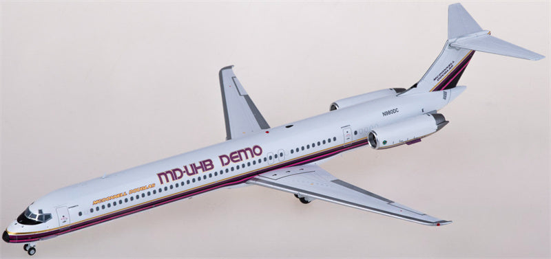 JC Wings for McDonnell Douglas MD-80 N980DC 1:200 Airplane Pre-built  Airliner Model Display