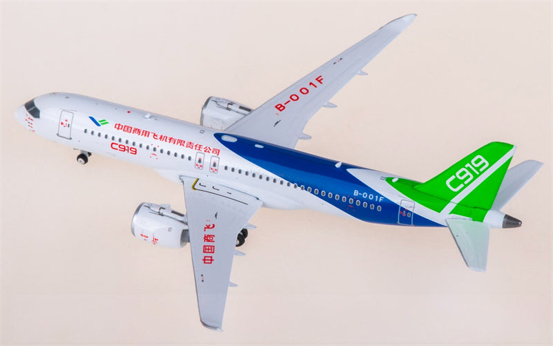 Phoenix COMAC C919 B-001F 1:400 Airplane Pre-built  Airliner Model Display