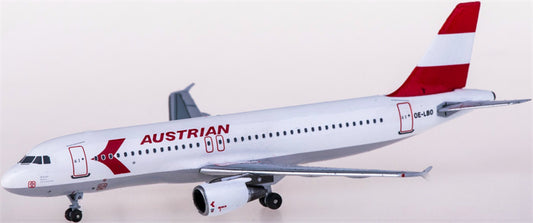 AeroClassics Austrian Airlines for Airbus A320 OE-LBO Retro Livery 1:400 Aircraft Pre-built  Airliner Model Display