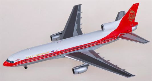 JC Wings Dragonair for Lockheed L-1011 VR-HOD 1:400 Airplane Pre-built Airliner Model Display