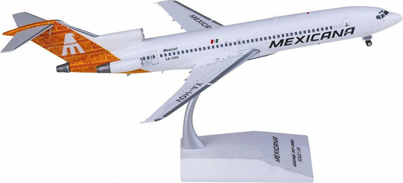 JC Wings Mexicana for Boeing 727-200 XA-HOV 1:200 Airplane Pre-built Airliner Model Display