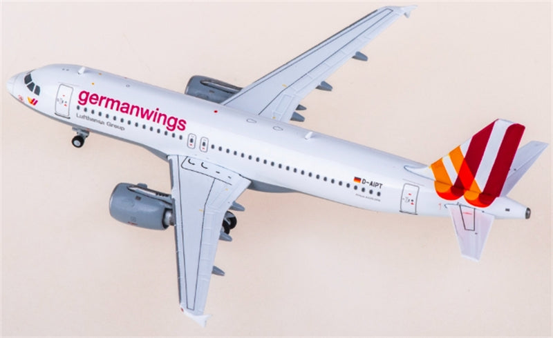 JC Wings Germanwings for Airbus A320 D-AIPT 1:400 Aircraft Pre-built  Airliner Model Display