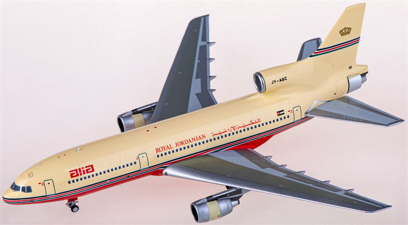 NG Models Royal Jordanian Airlines for Lockheed L-1011-500 JY-AGC 1:400 Airplane Pre-built  Airliner Model Display