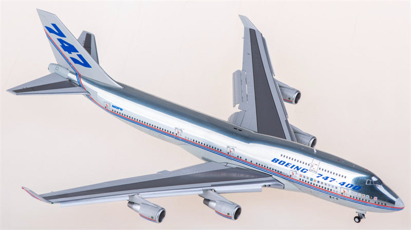 Patriot for Boeing 747-400 N401PW Flaps Down 1:400 Airplane Pre-built Airliner Model Display