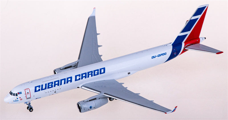 NG Models Cubana Cargo for Tupolev TU-204-100SE CU-C1700 1:400 Airplane Pre-built  Airliner Model Display