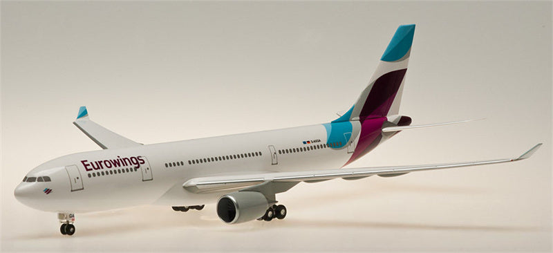 Hogan Eurowings for Airbus A330-200 D-AXGA 1:200 Aircraft Pre-built  Airliner Model Display