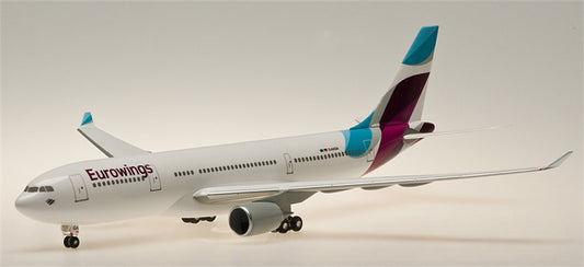 Hogan Eurowings for Airbus A330-200 D-AXGA 1:200 Aircraft Pre-built  Airliner Model Display