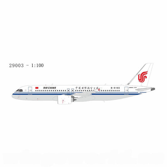 NG Models Air China for Comac C919 B-919X 1:100 Airplane Pre-built Airliner Model Display