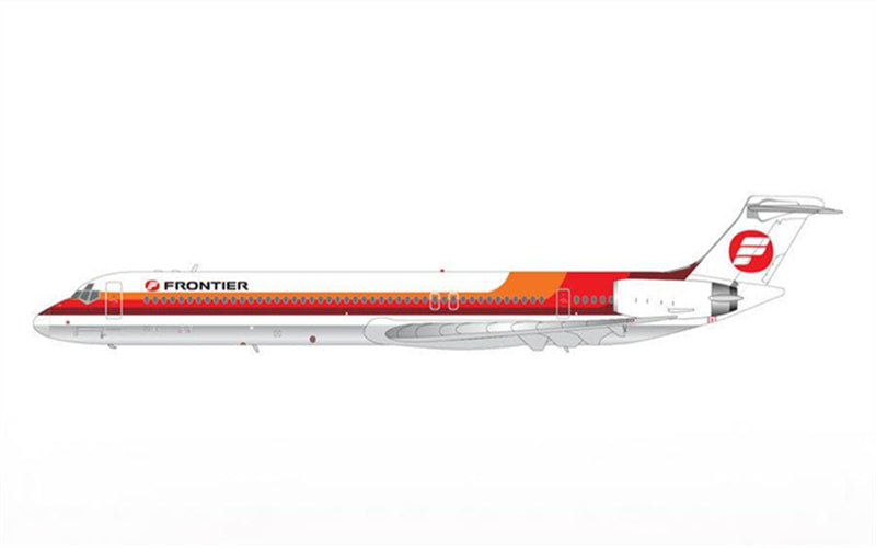 Geminijets Frontier Airlines for McDonnell Douglas MD-80 N859HA 1:200 Airplane Pre-built  Airliner Model Display