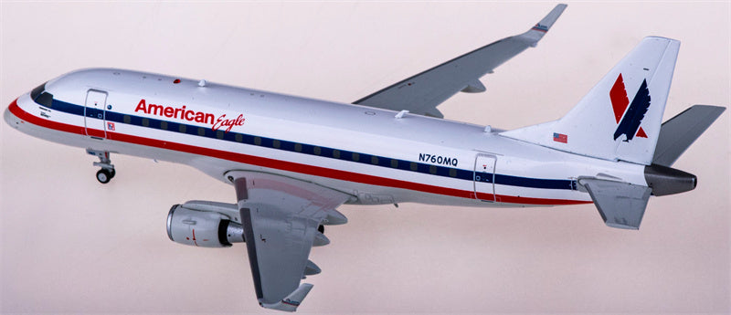 Geminijets American Eagle Airlines for Embraer ERJ-170-1000STD N760MQ 1:200 Airplane Pre-built  Airliner Model Display
