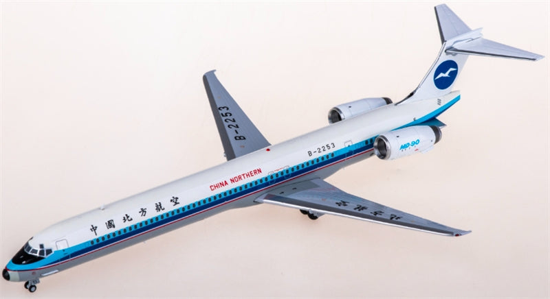 Geminijets China Northern Airlines for McDonnell Douglas MD-90 B-2253 1:200 Aircraft Pre-built  Airliner Model Display