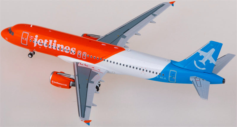 C Model Canada Jetlines for Airbus A320 C-GCJL 1:400 Airplane Pre-built  Airliner Model Display
