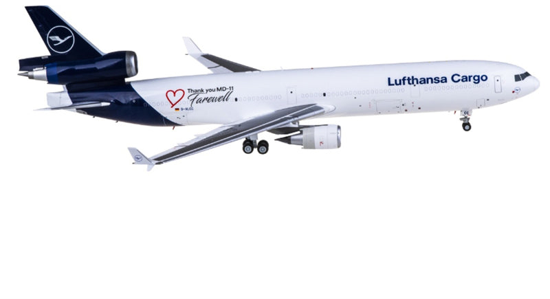 SQ Wings Lufthansa Cargo for McDonnell Douglas MD-11 D-ALCC 1:200 Aircraft Pre-built  Airliner Model Display