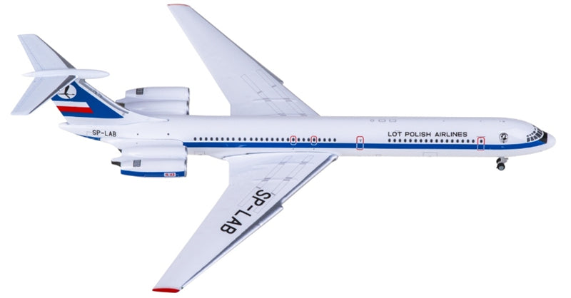 Phoenix LOT Polish Airlines for Ilyushin IL-62 SP-LAB 1:400 Aircraft Pre-built  Airliner Model Display