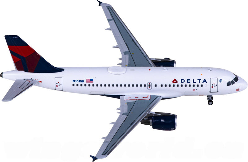 NG Models Delta Air Lines for Airbus A319 N301NB 1:400 Airplane Pre-built  Airliner Model Display