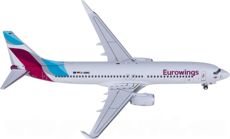 AeroPolaris Eurowings for Boeing 737-800 D-ABMQ 1:400 Airplane Pre-built  Airliner Model Display