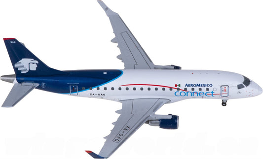 JC Wings Aeromexico for Embraer ERJ-170LR XA-GAQ 1:400 Airplane Pre-built Airliner Model Display