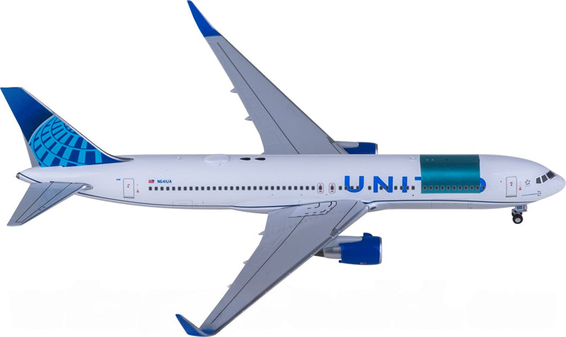NG Models United Airlines for Boeing 767-300ER N641UA 1:400 Airplane Pre-built Airliner Model Display