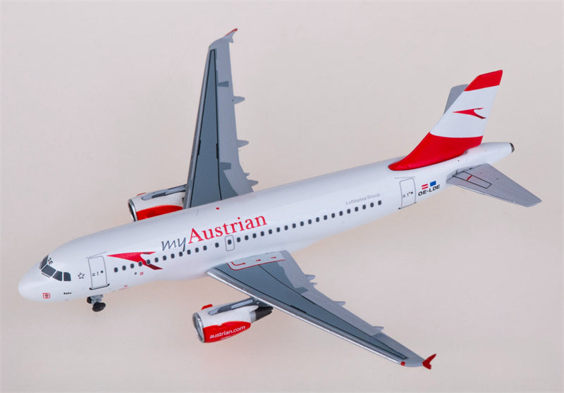 AeroClassics Austrian Airlines for Airbus A319 OE-LDE 1:400 Airplane Pre-built Airliner Model Display