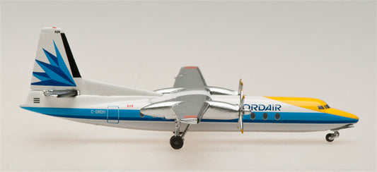 AeroClassics Nordair for Fokker F27 C-GNDH 1:400 Aircraft Pre-built  Airliner Model Display