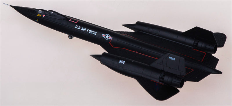 Herpa USAF for Lockheed SR-71B for Blackbird 61-7956 1:200 Airplane Pre-built Airliner Model Display