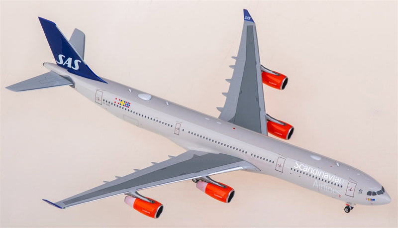Phoenix SAS for Scandinavian Airlines for Airbus A340-300 OY-KBD 1:400 Airplane Pre-built  Airliner Model Display