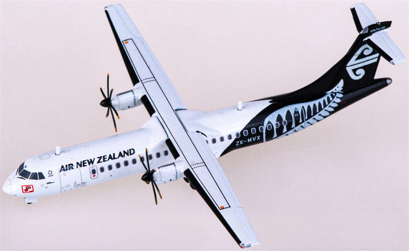 JC Wings Air New Zealand for ATR-72-600 ZK-MVX 1:400 Airplane Pre-built Airliner Model Display