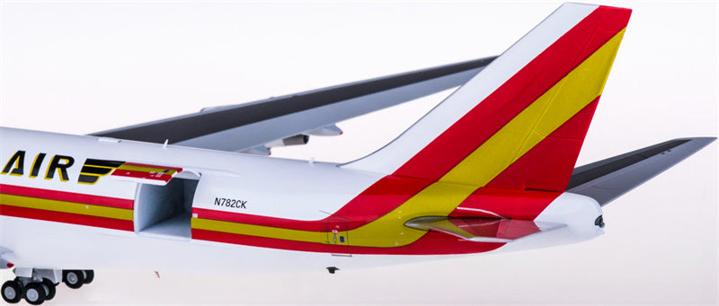 Geminijets Kalitta Air for Boeing 747-400ERF N782CK Interactive Series 1:200 Airplane Pre-built  Airliner Model Display