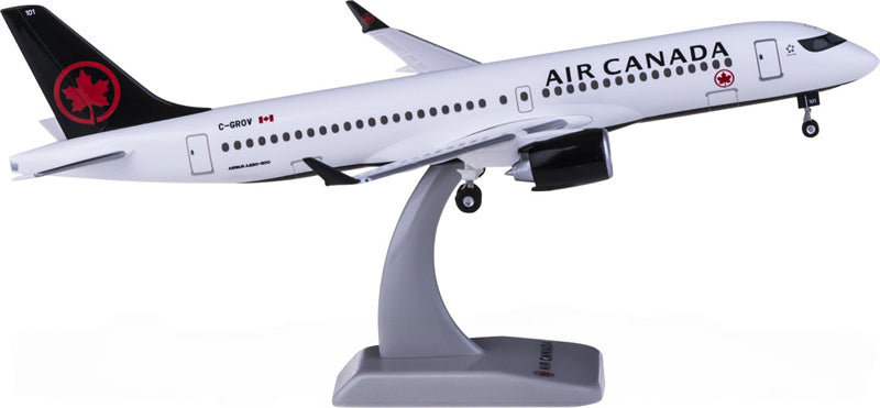 Hogan Air Canada for Airbus A220-300 C-GROV 1:200 Airplane Pre-built  Airliner Model Display