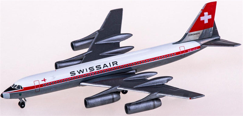 Herpa Swissair for Convair 990 HB-ICC 1:500 Aircraft Pre-built  Airliner Model Display