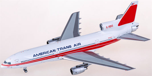NG Models ATA Airlines for Lockheed L-1011-50 N31022 1:400 Airplane Pre-built Airliner Model Display