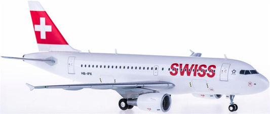 Herpa Swiss for Airbus A319 HB-IPX 1:200 Aircraft Pre-built  Airliner Model Display