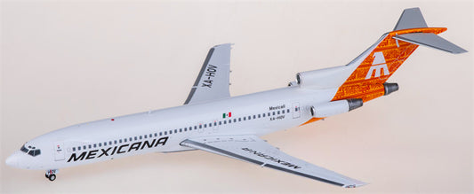 JC Wings Mexicana for Boeing 727-200 XA-HOV 1:200 Airplane Pre-built Airliner Model Display