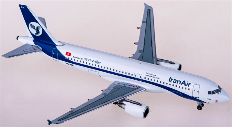 AeroClassics Iran Air for Airbus A320 TS-INA 1:400 Airplane Pre-built  Airliner Model Display