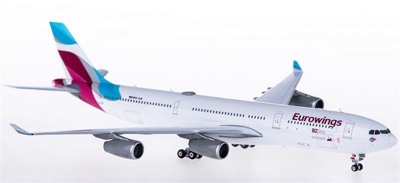 Phoenix Eurowings for Airbus A340-300 OO-SCW 1:400 Airplane Pre-built  Airliner Model Display