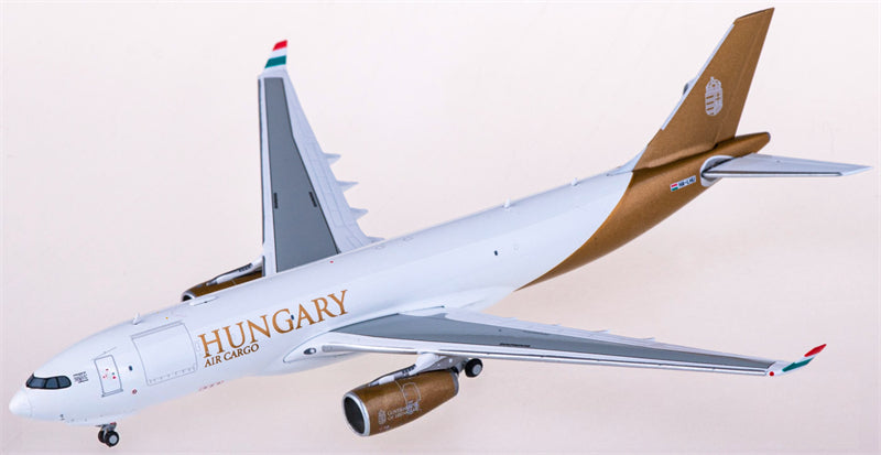 JC Wings Hungary Air Cargo for Airbus A330-200F HA-LHU 1:400 Airplane Pre-built Airliner Model Display