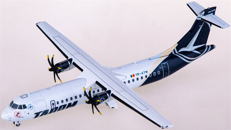 JC Wings Tarom for ATR-72-600 YR-ATM 1:200 Airplane Pre-built  Airliner Model Display