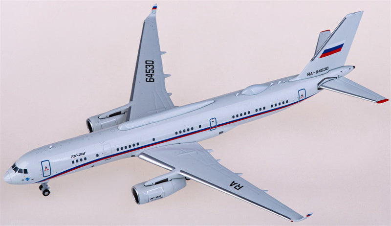 NG Models Russian Air Force for Tupolev TU-214PU-SBUS RA-64530 1:400 Airplane Pre-built  Airliner Model Display